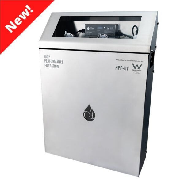 High Performance | Weatherproof Twin Filter + UV Whole House Water Sanitation System | For Raw Water, Rainwater, Tank & Bore (HPF-UV)