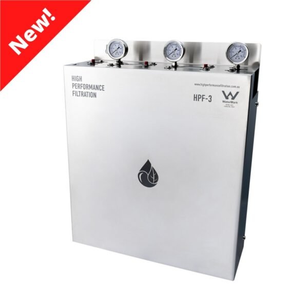 High Performance | Triple Whole House Water Filter System with Stainless Steel Enclosure