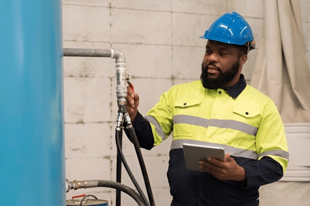 Clean water tanks maintenance